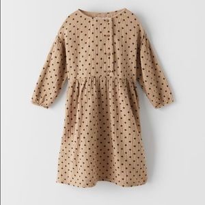 Zara Textured Dot dress